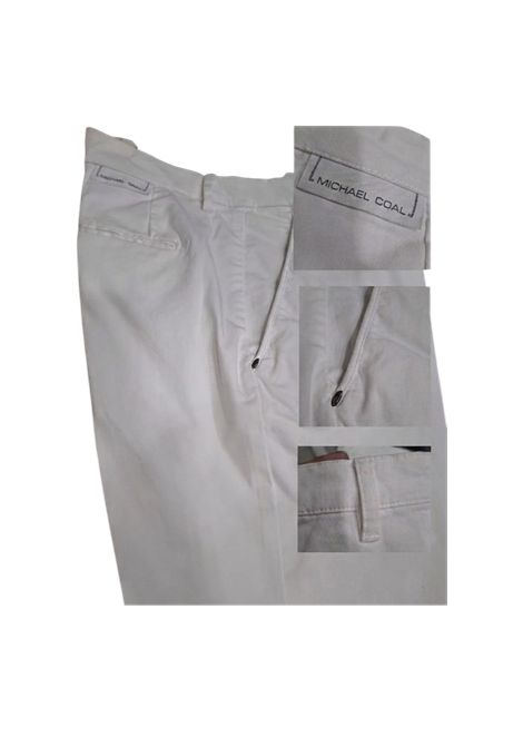 Pantalone Chino in Cotone Stretch MICHAEL COAL | Pantaloni | MC1.BRAD.200300940